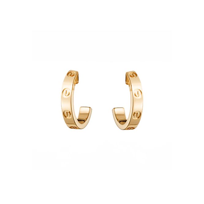 CARTIER  LOVE EARRINGS B8028800