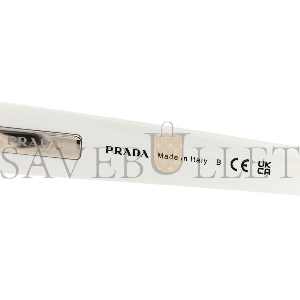 PRADA ACETATE SUNGLASSES SPR 24Y WHITE