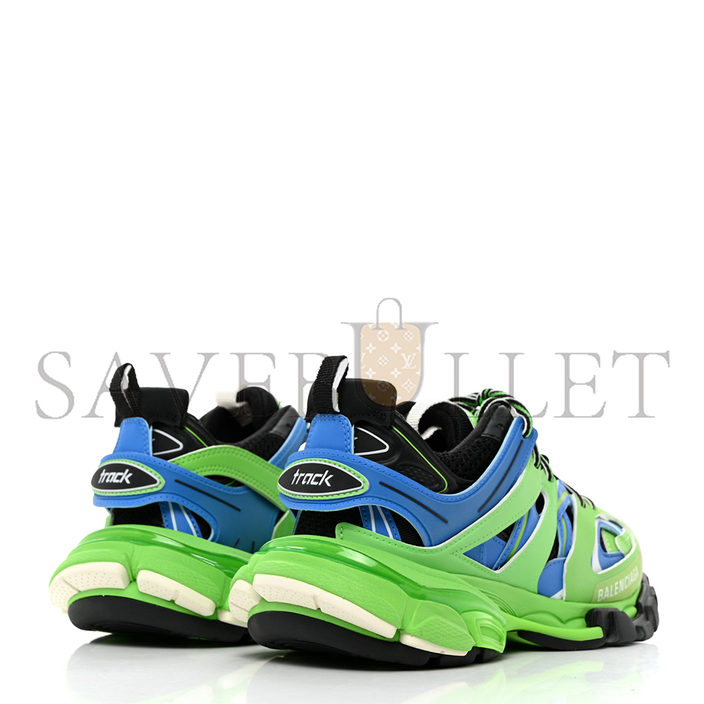 BALENCIAGA TRACK SNEAKERS IN BLUE GREEN 542023W1GB84078