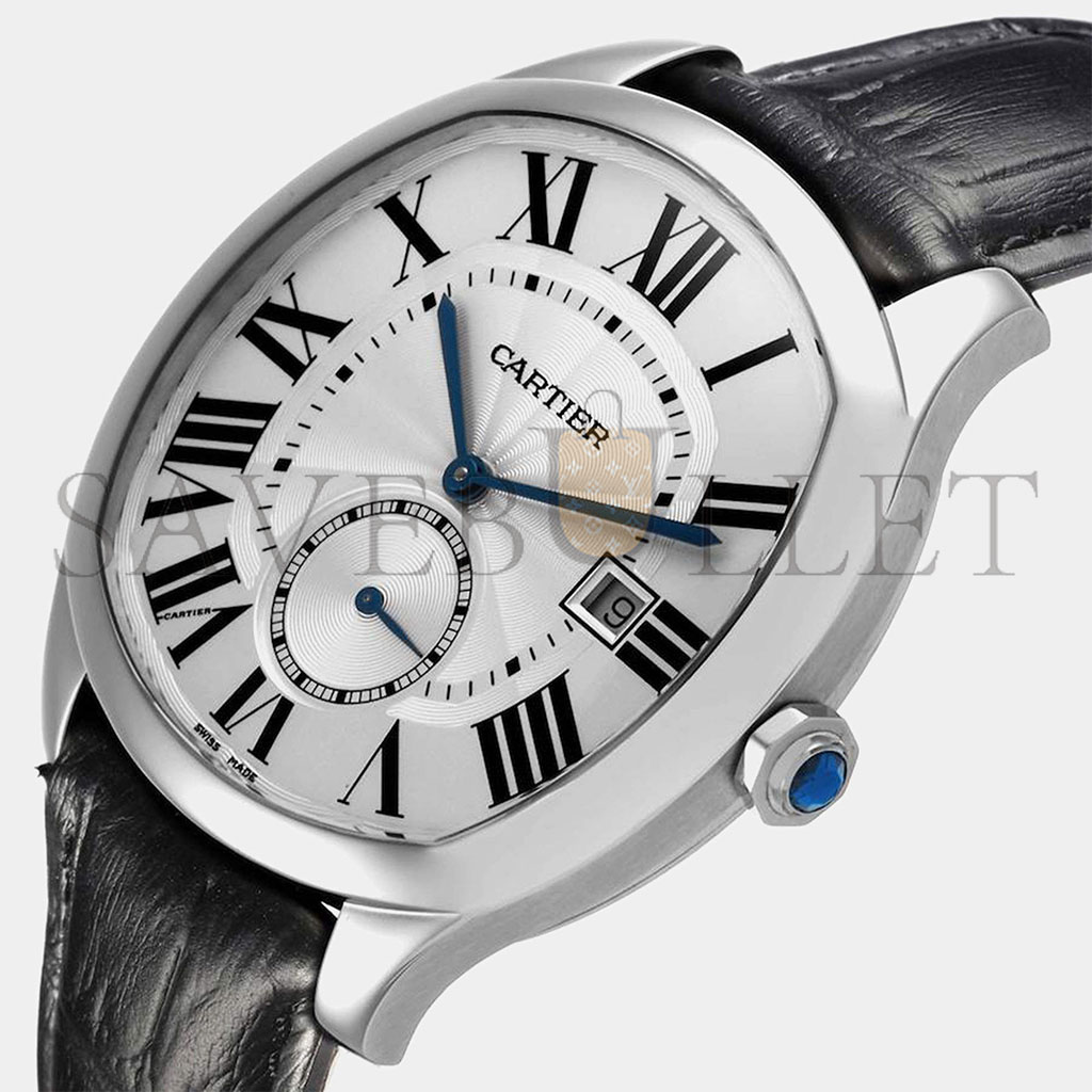 CARTIER DRIVE SILVER DIAL STEEL MENS WATCH WSNM0004