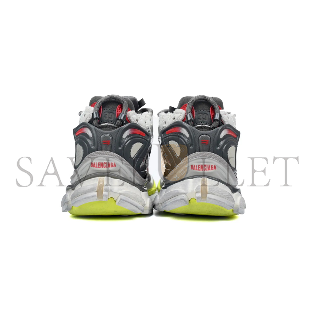 BALENCIAGA RUNNER BLACK WHITE RED NEON YELLOW 677402W3RB29167