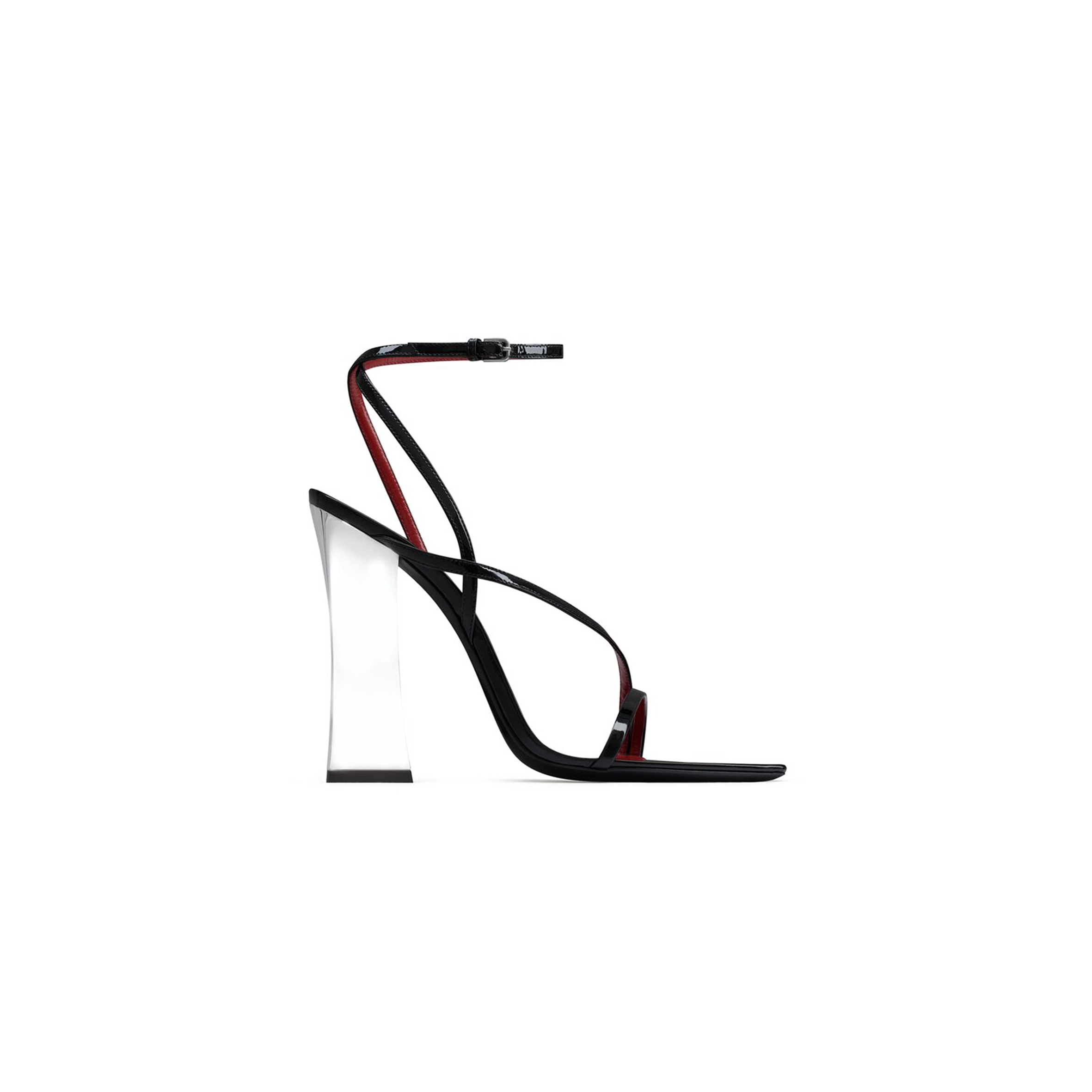 YSL ZORA SANDALS IN PATENT LEATHER 8181821TV001000