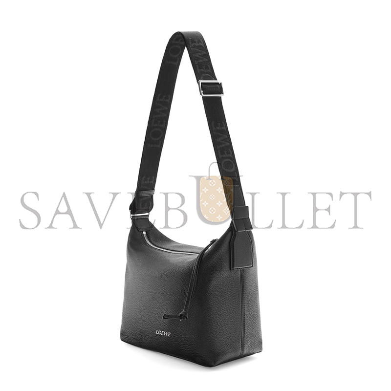 LOEWE SMALL CUBI CROSSBODY BAG IN SUPPLE GRAINED CALFSKIN B906Q63X08-1100 (29.5*22*10.5cm)