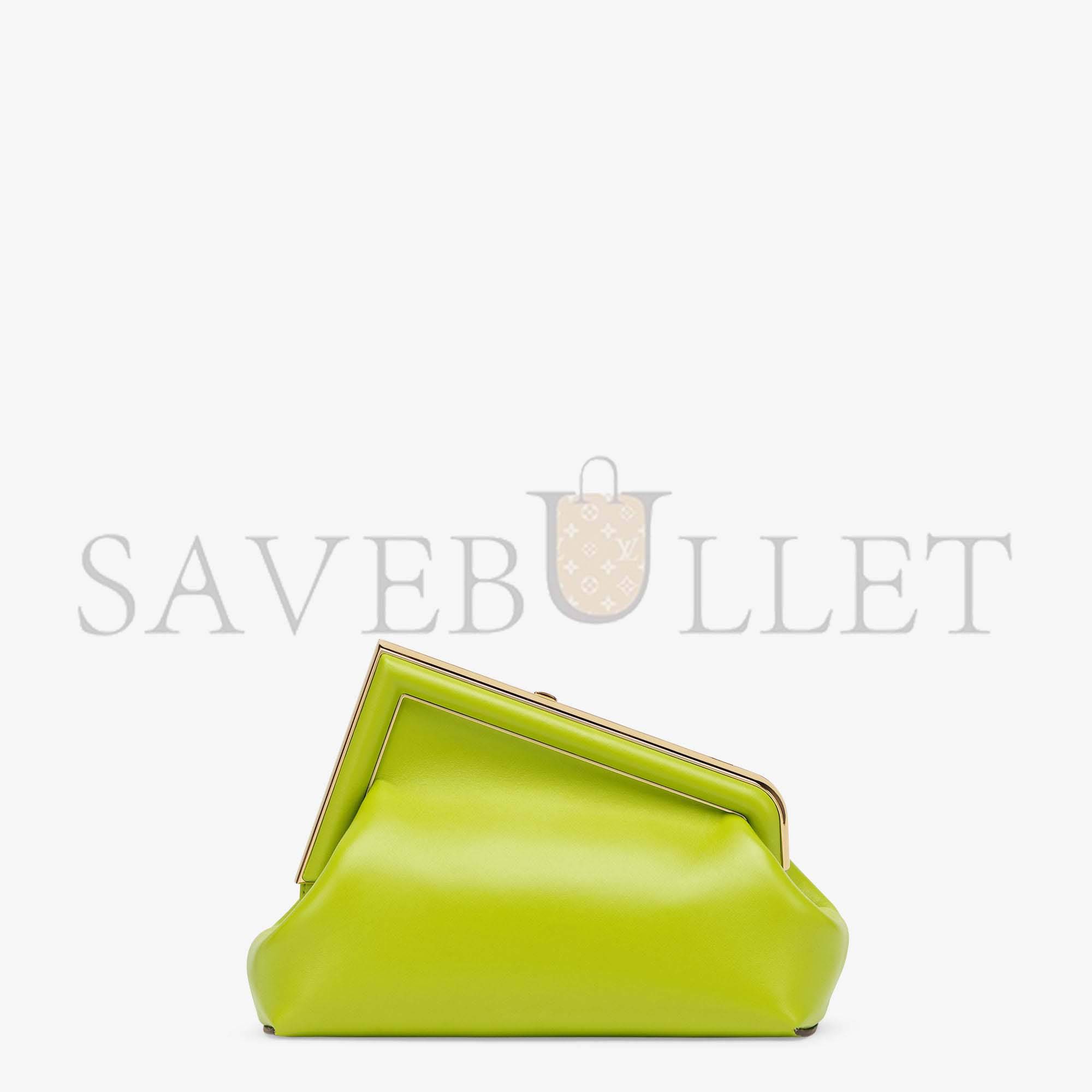 FENDI FIRST SMALL - ACID GREEN LEATHER BAG 8BP129ABVEF1JCP (26*18*9.5cm)