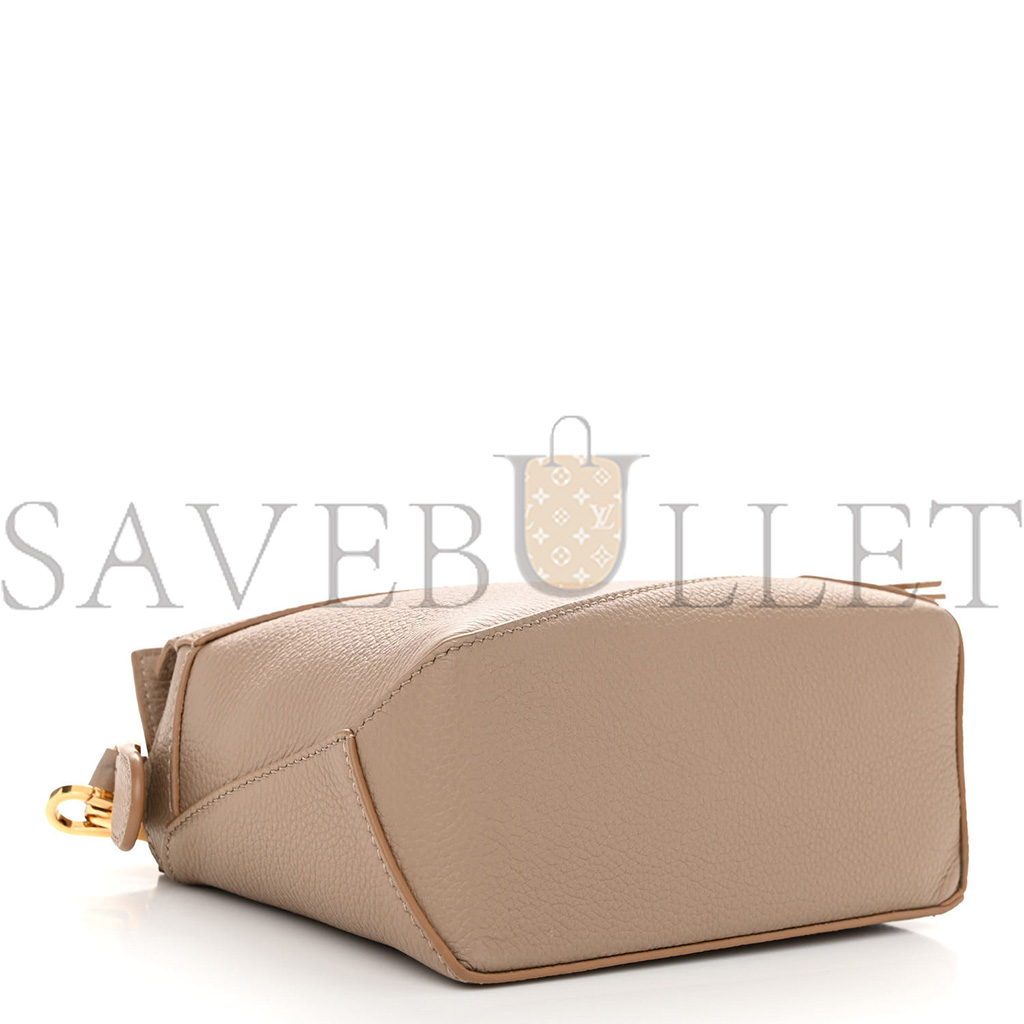 LOEWE CALFSKIN MINI PUZZLE EDGE BAG SAND (18*12.5*8cm)