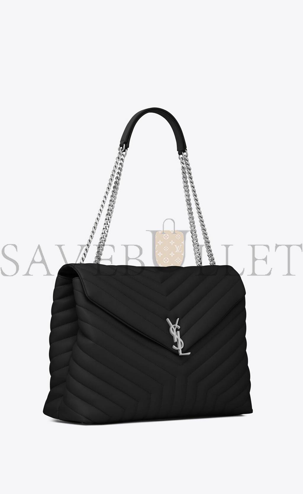 YSL LOULOU LARGE CHAIN BAG IN QUILTED LEATHER 574947DV7261000 (38*27*14cm)