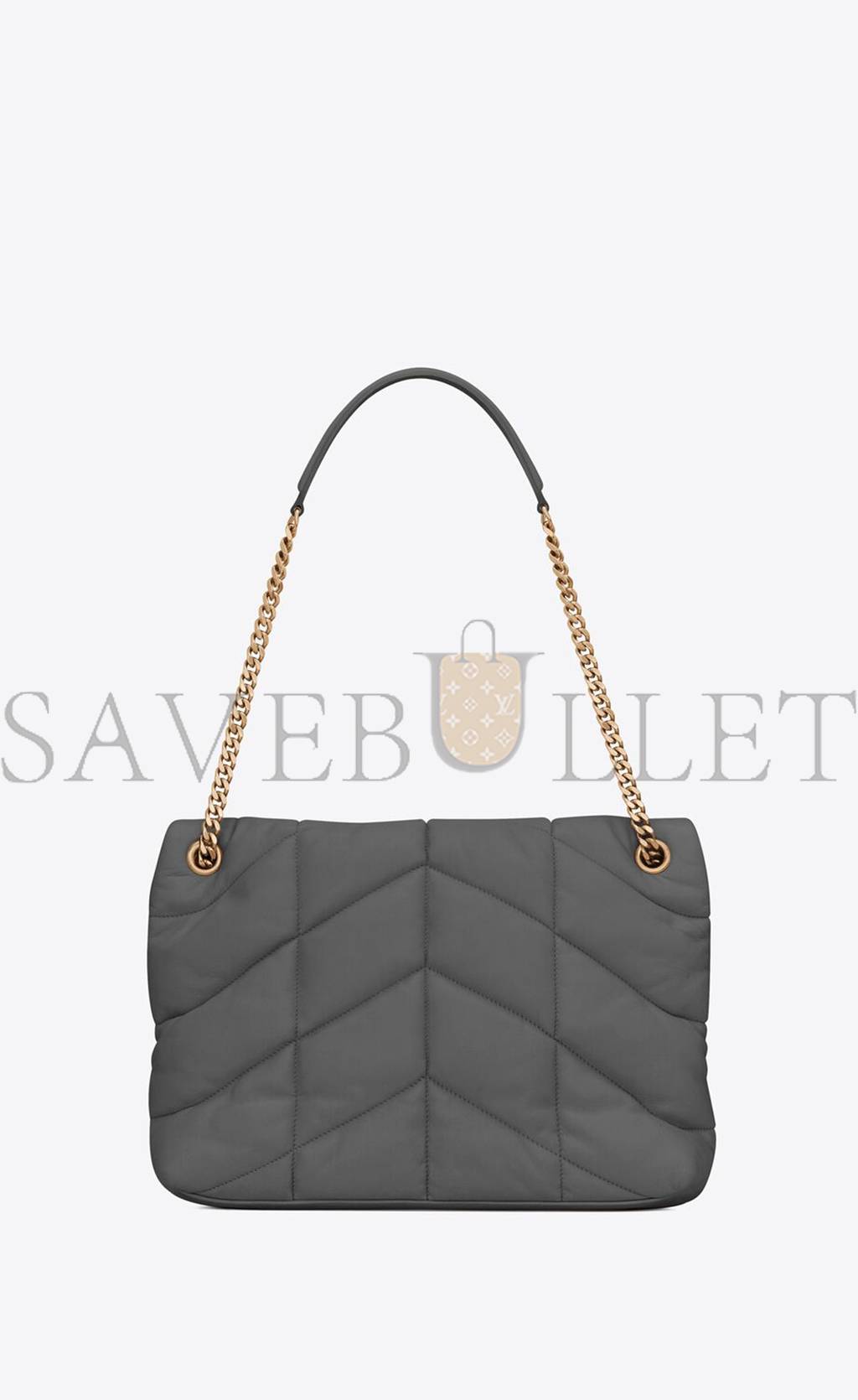 YSL PUFFER MEDIUM CHAIN BAG IN QUILTED LAMBSKIN 5774751EL071112 (35*23*13.5cm)