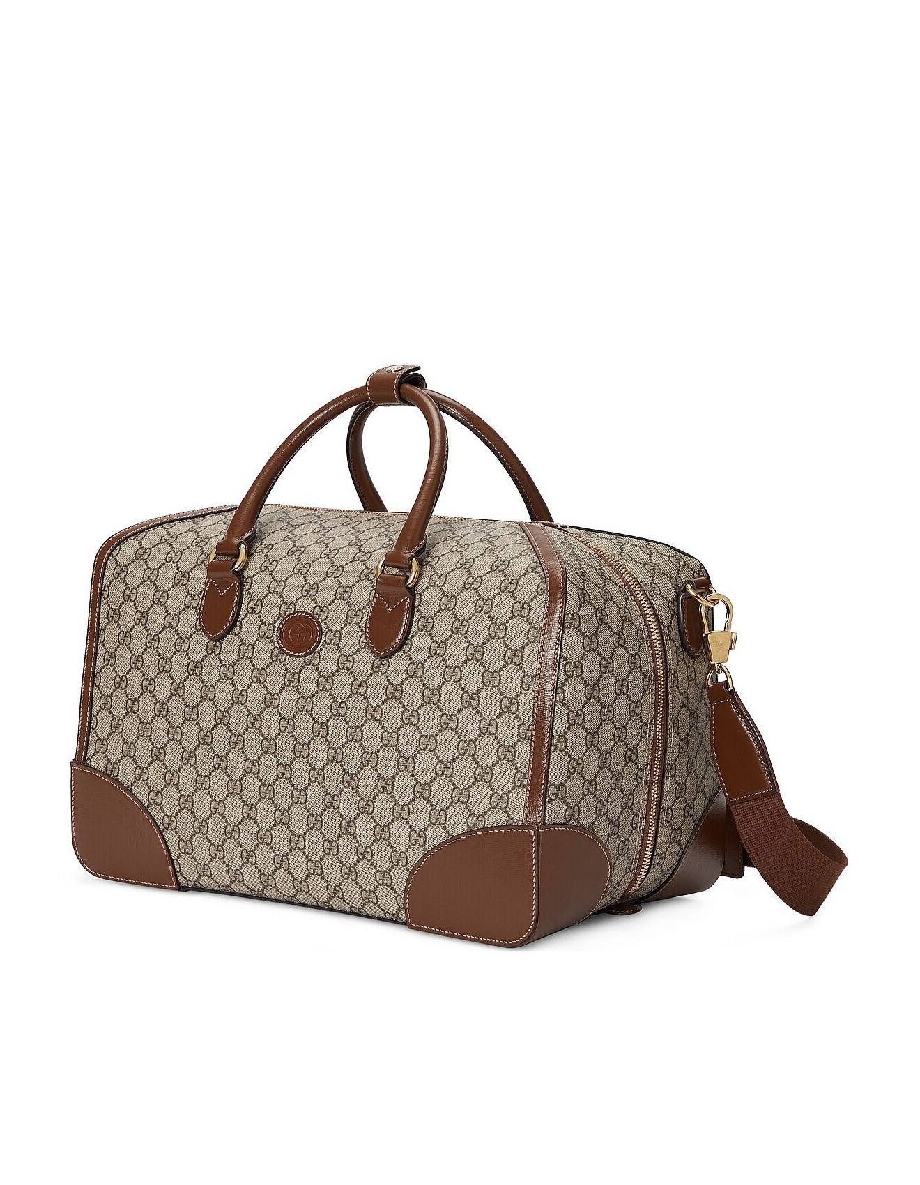 GUCCI DUFFLE BAG WITH INTERLOCKING G  696015 (42*26*24cm)